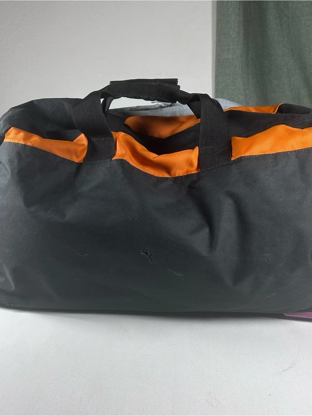 The North Face Rolling Thunder 26” Wheeled Carry On Duffle Bag Orange Silver
